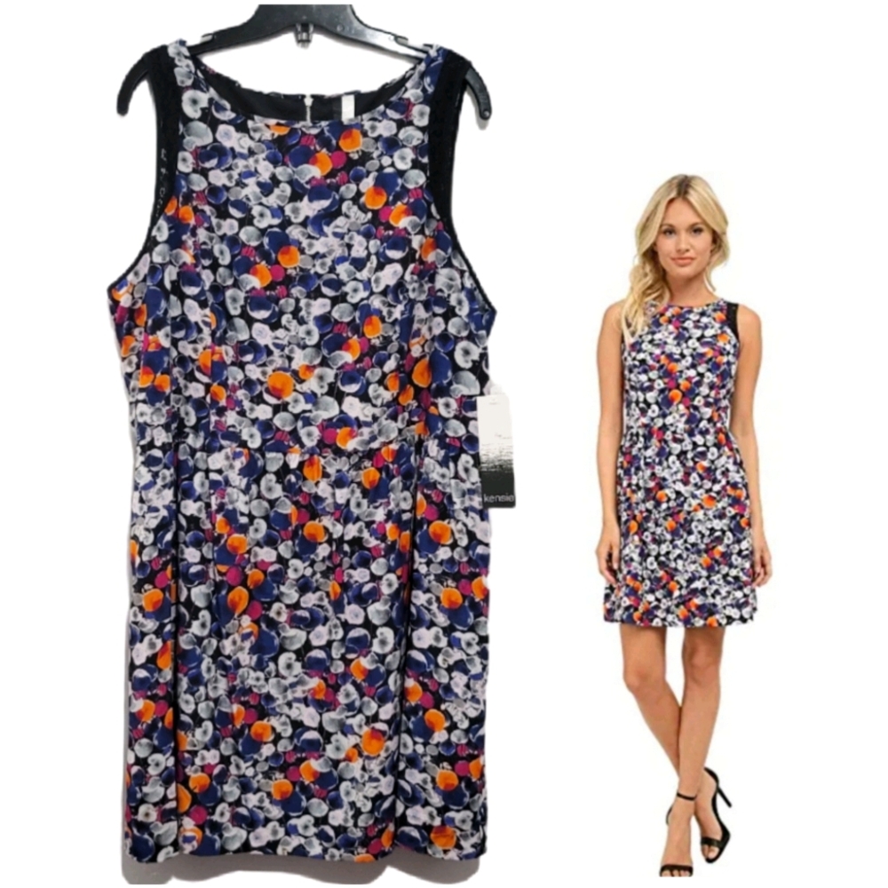 Colorful Dotted A-line casual dress